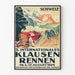 Vintage Poster of the International Car Race Klausenrennen 1924 Switzerland