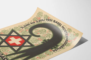 Vintage poster for Swiss Gastwirtsgewerbe exhibition 1921