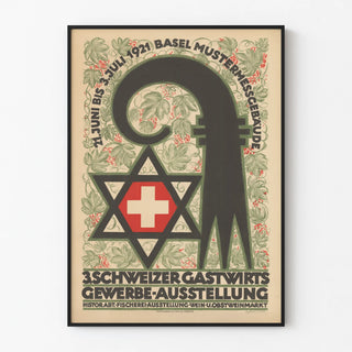 Vintage poster for Swiss Gastwirtsgewerbe exhibition 1921