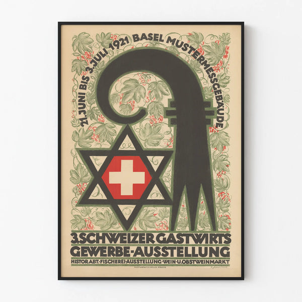 Vintage poster for Swiss Gastwirtsgewerbe exhibition 1921