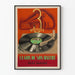 Vintage poster La Voix de Son Maître 3 speeds