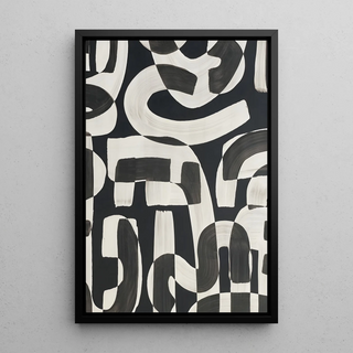 Decorative design panel - Abstract Curves