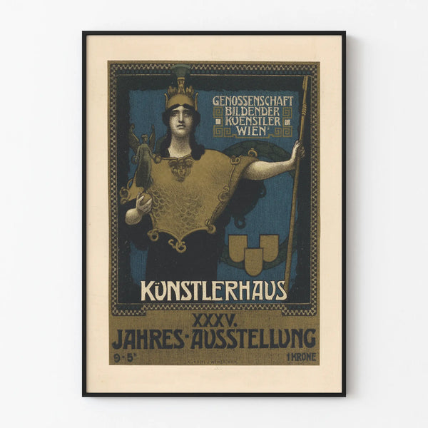 Vintage exhibition poster of Wiener Künstlerhaus 1902