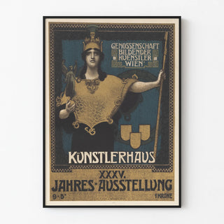 Art Nouveau Poster for Artistic Exhibition Wien Künstlerhaus