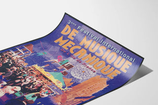 Vintage Poster for the International Mechanical Music Festival 1994 - Beaumont-sur-Oise