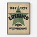 Vintage Esperanto Poster 1887-1927 Green Star