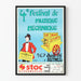 Vintage Poster for the 4th Mechanical Music Festival 1996 in Rethel