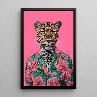 Leopard Table - Tropical and Pop Art Style