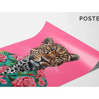 Leopard Table - Tropical and Pop Art Style