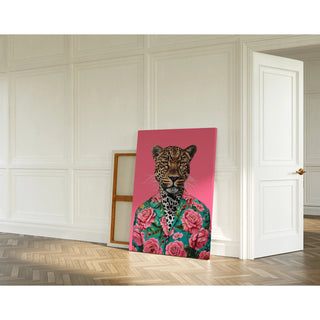 Leopard Table - Tropical and Pop Art Style