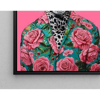 Leopard Table - Tropical and Pop Art Style