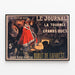 Vintage Poster Le Journal - The Grand Dukes' Tour — framed artwork on a wall