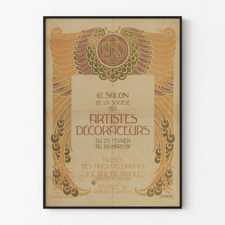 Original Poster for the 6th Decorators Artists Exhibition 1911