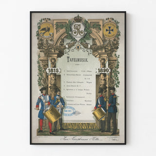 Vintage military poster 1815-1890 von Horn