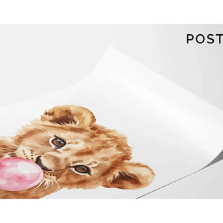Lion Cub Bubble Gum Table