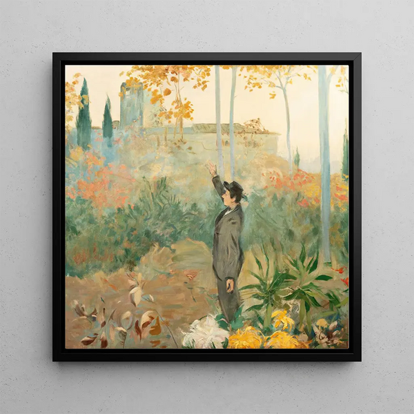 À Sant Benet de Bages - Ramon Casas — framed artwork on a wall