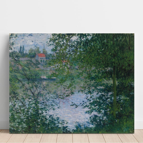 Reproduction of the painting A Through the Trees, Ile De La Grande Jatte - Claude Monet