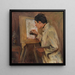 À la peinture - Włodzimierz Popiel — framed artwork on a wall