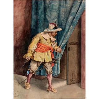 Mousquetaire en garde - A Arrunategin — artwork view