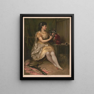The monkey's toilet - A. C. Kaufmann — framed artwork on a wall