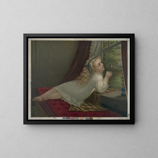 Listening to Birds - A C Kaufmann — framed artwork on a wall