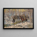 Mme Rowlandson and her captors - A Czaykowsky — framed artwork on a wall