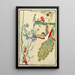 Chinese Prints Painting pl31 - A F Stoddard Company — framed artwork on a wall