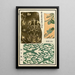 Reproduction of the painting Chinese Prints Painting pl76 - A F Stoddard Company