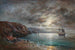 Night by moonlight over Crimea - A Frandetti — artwork view