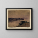 A creek on the Potomac - A H O Rolle — framed artwork on a wall