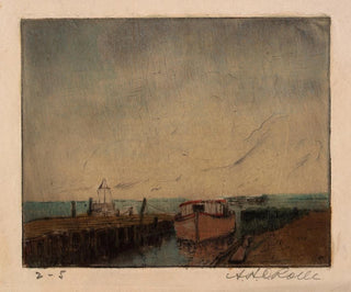 Naval Yard of the Eastern Branch - A H O Rolle — artwork view
