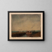 Naval Yard of the Eastern Branch - A H O Rolle — framed artwork on a wall