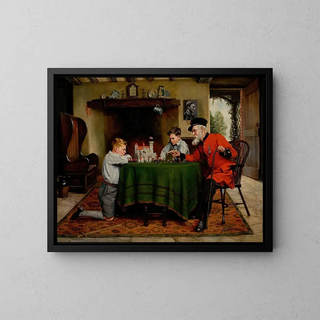 Military Tactics Painting - A L Grace — framed artwork on a wall