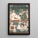 The Maharaja Sidh Sen receiving an embassy - A Master from the Mandi workshop — framed artwork on a wall