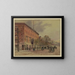 Washington View painting, looking along Pennsylvania Avenue towards the unfinished Capitol, National Hotel on the left, no. 2 - A Meyer — framed artwork on a wall