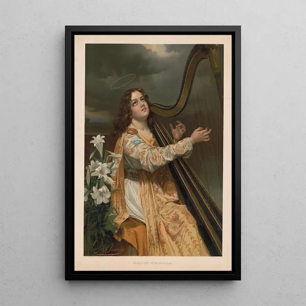 Sainte Cécile - A Romes — framed artwork on a wall