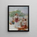 "Un messager d'amour" by Abbey Altson — framed artwork on a wall