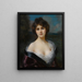 Portrait of a woman - Abbey Altson — framed artwork on a wall