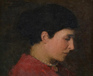 Head of Portrait - Abbott Handerson Thayer — artwork view