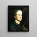 Portrait of Woman Mlle Gertrude Bloede - Abbott Handerson Thayer — framed artwork on a wall