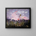 Study of Pink Spatulas for the book Camouflage in the Animal Kingdom - Abbott Handerson Thayer — framed artwork on a wall