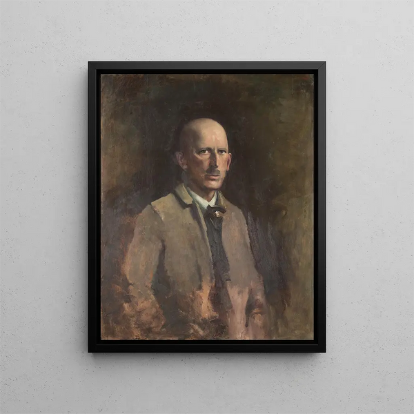 Self-portrait - Abbott Handerson Thayer — framed artwork on a wall