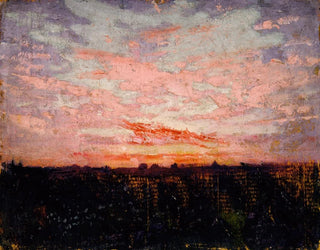 Study of sunrise or sunset for a book on coloration in the animal kingdom - Abbott Handerson Thayer — artwork view