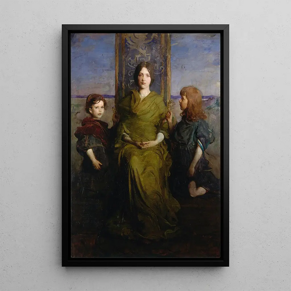 Reproduction of the painting Virgin in Majesty - Abbott Handerson Thayer