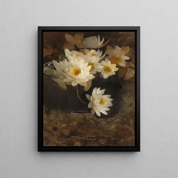 Nénuphars - Abbott Handerson Thayer — framed artwork on a wall