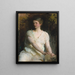 Young Woman - Abbott Handerson Thayer — framed artwork on a wall