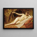 Nude female reclining - Abel Dominique Boyé — framed artwork on a wall