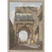 Reproduction of the painting Arc de Titus - Abraham Louis Rodolphe Ducros