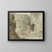 Outdoor cave wall painting of Denys Ear - Abraham Louis Rodolphe Ducros — framed artwork on a wall