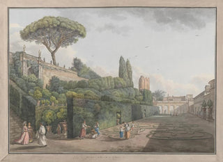 Garden of the Colonna Palace - Abraham Louis Rodolphe Ducros — artwork view